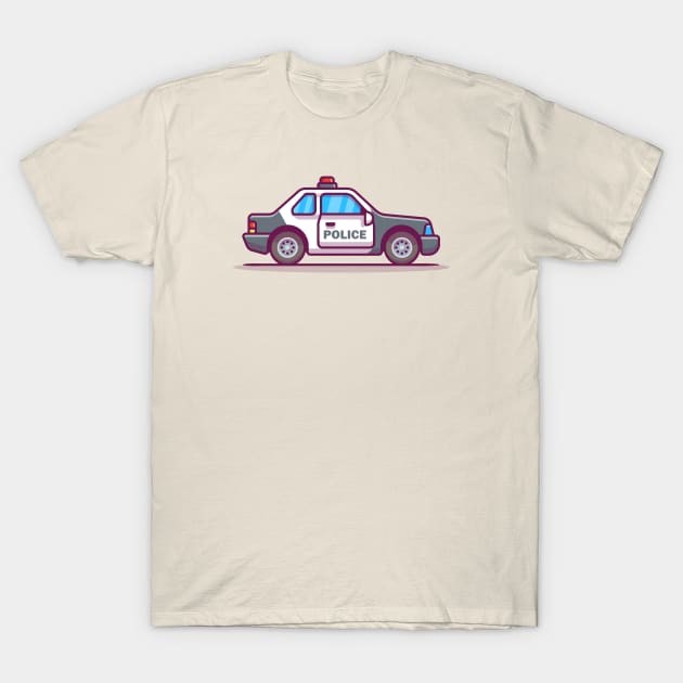 Police Car T-Shirt by Catalyst Labs